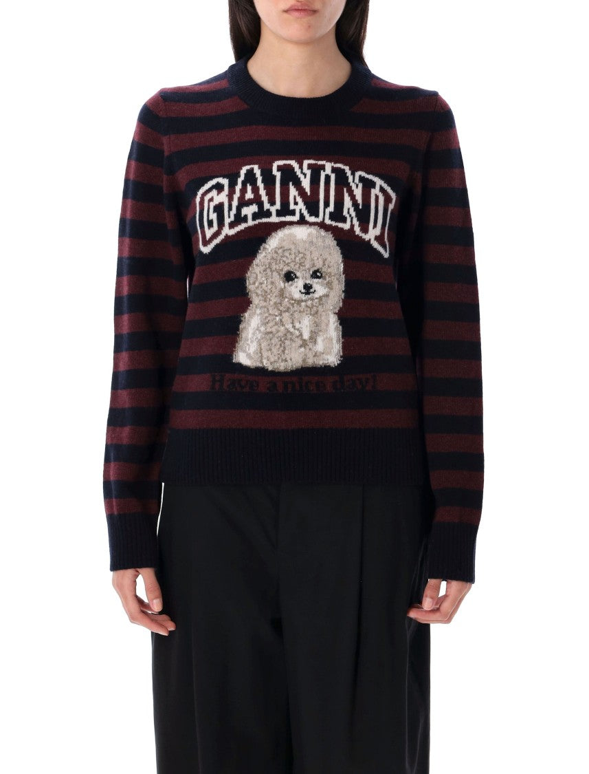Striped Poodle Jumper