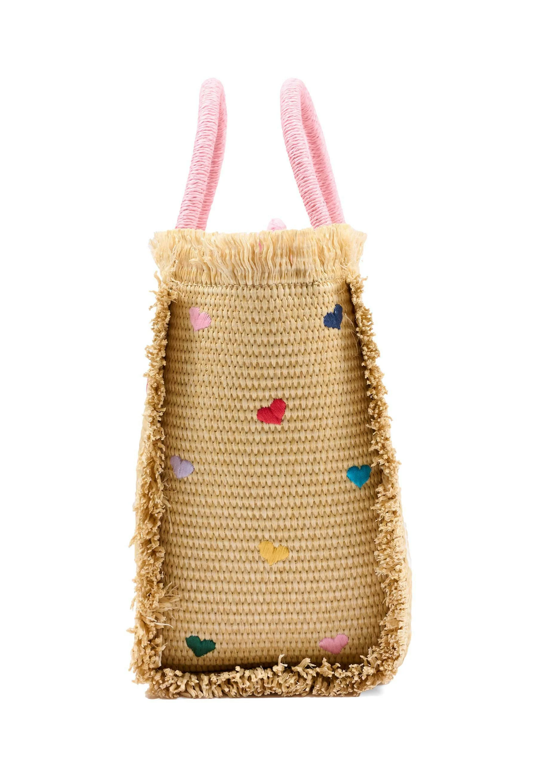 Yellow Colette Straw Handbag
