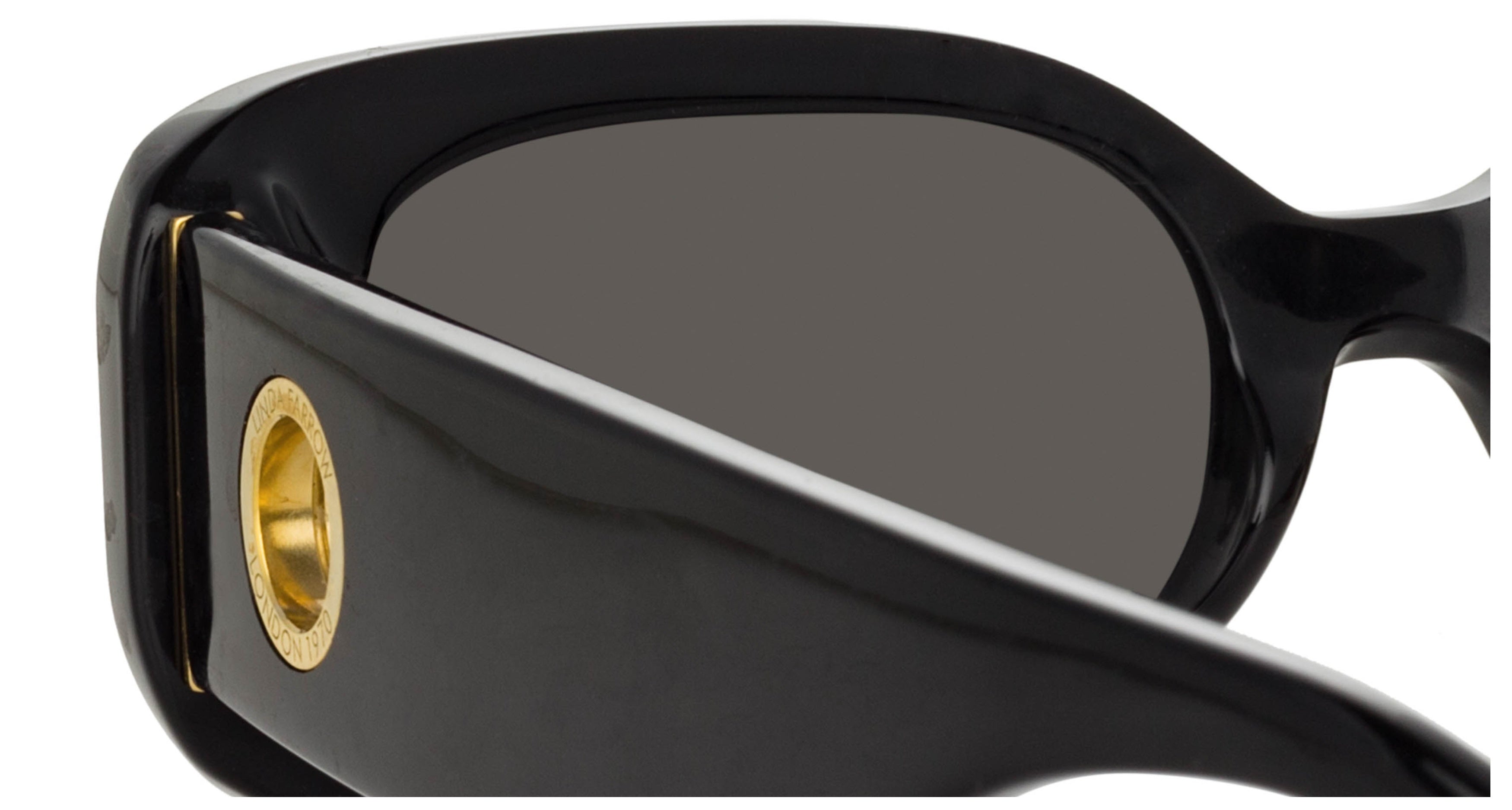 Lfl Oversized Square Sunglasses with Gold Detail