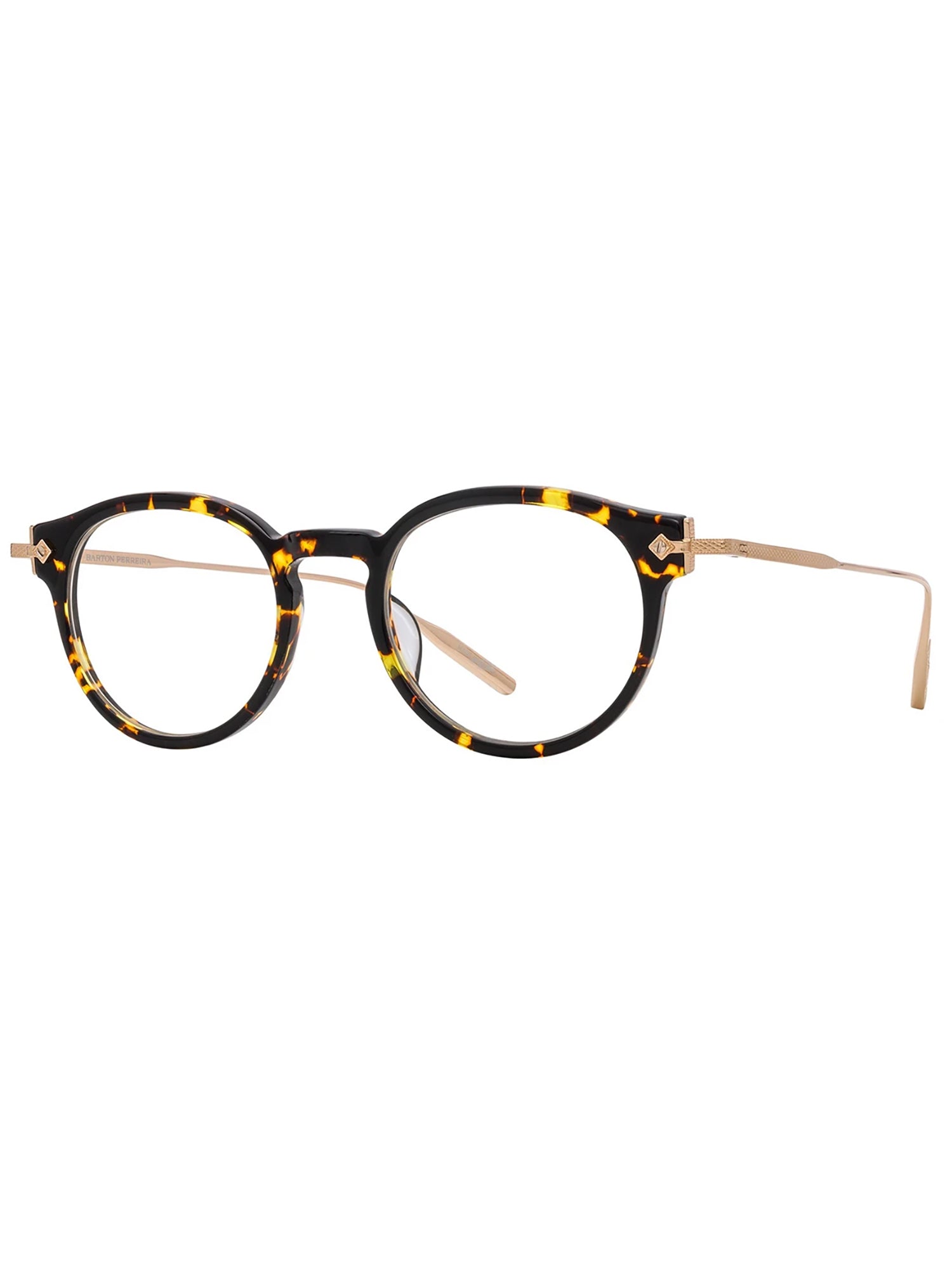 Oval Shape Optical Frames With Tortoiseshell Pattern