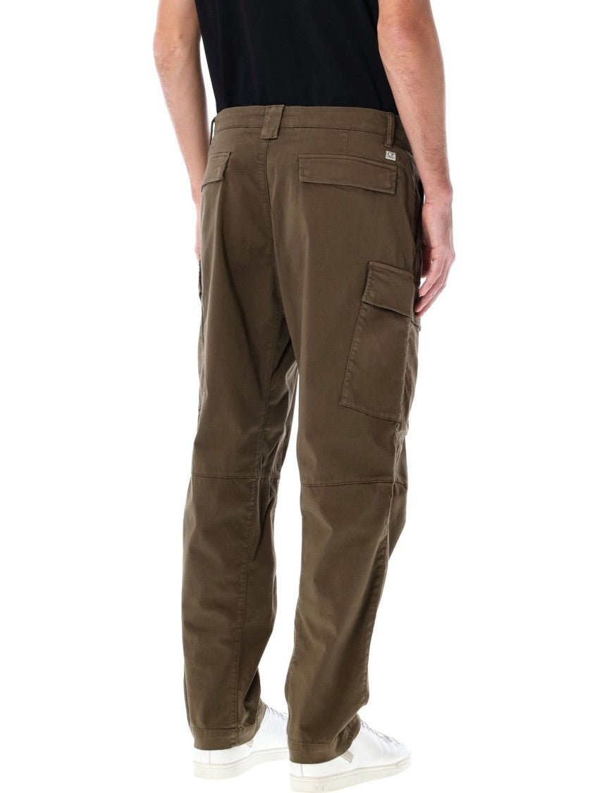 Relaxed Fit Straight Pants With Cargo Pockets