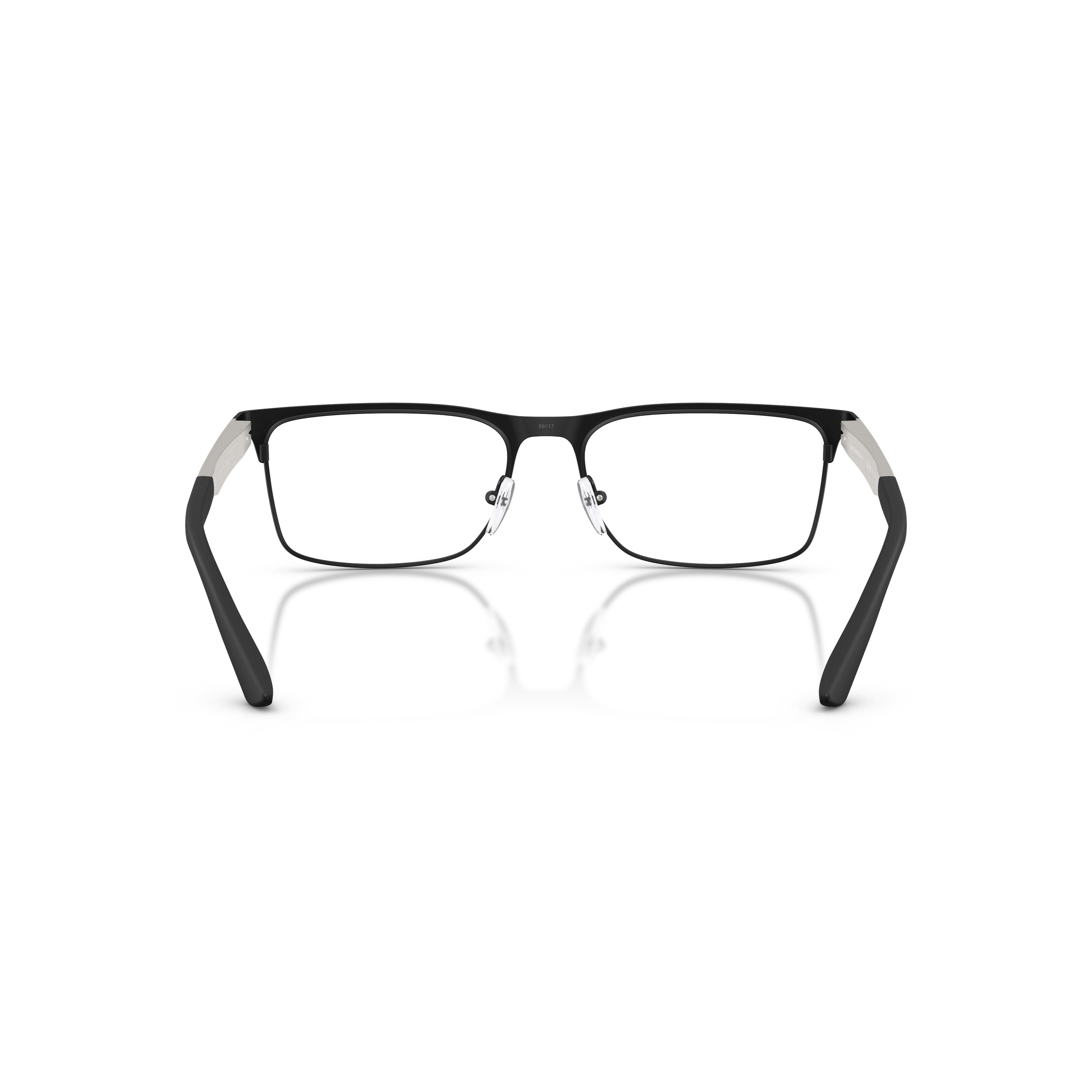 0ea1183 Rectangular Matte Black Sunglasses with Silver Accents