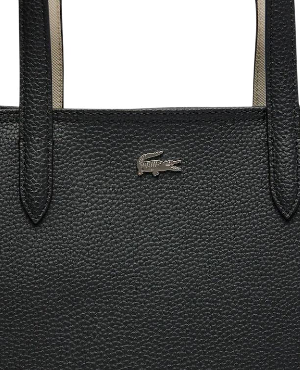 Zip Shoulder Bag with Multiple Compartments