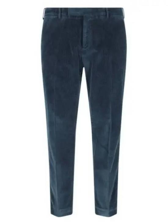 Tailored Straight-Leg Pants with Subtle Texture