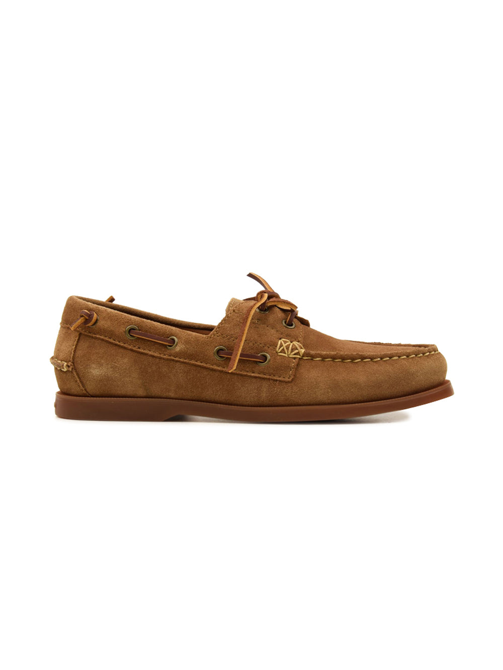 Light Beige Merton Suede Boat Shoes