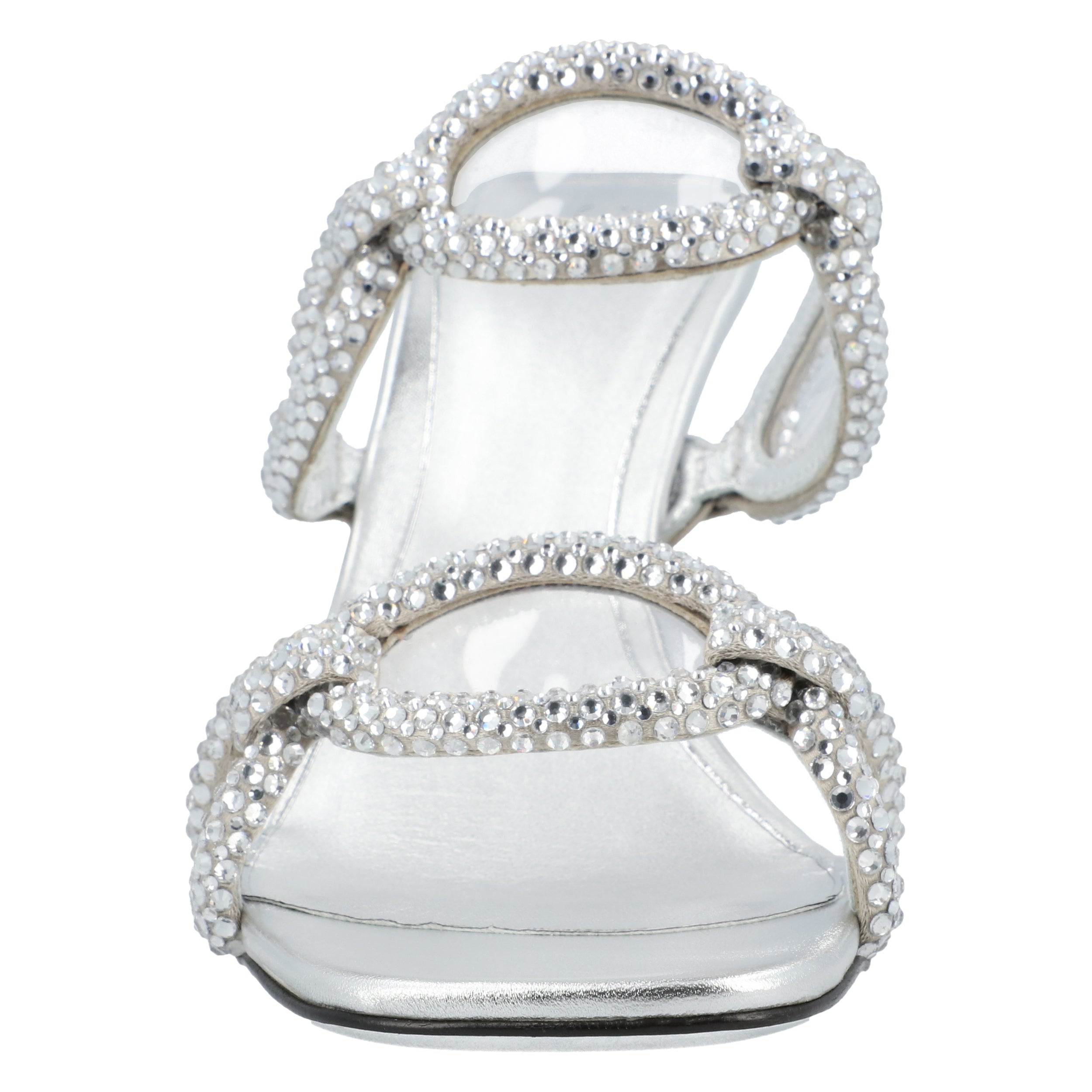 Chain 1967 Slide Sandals Silver