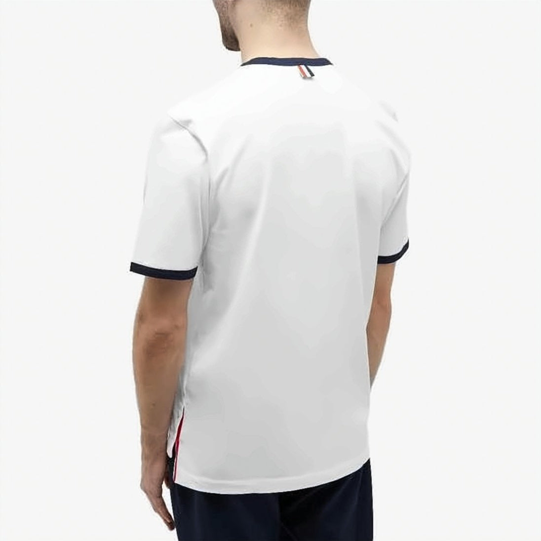 Short-Sleeved T-Shirt with Contrasting Trim