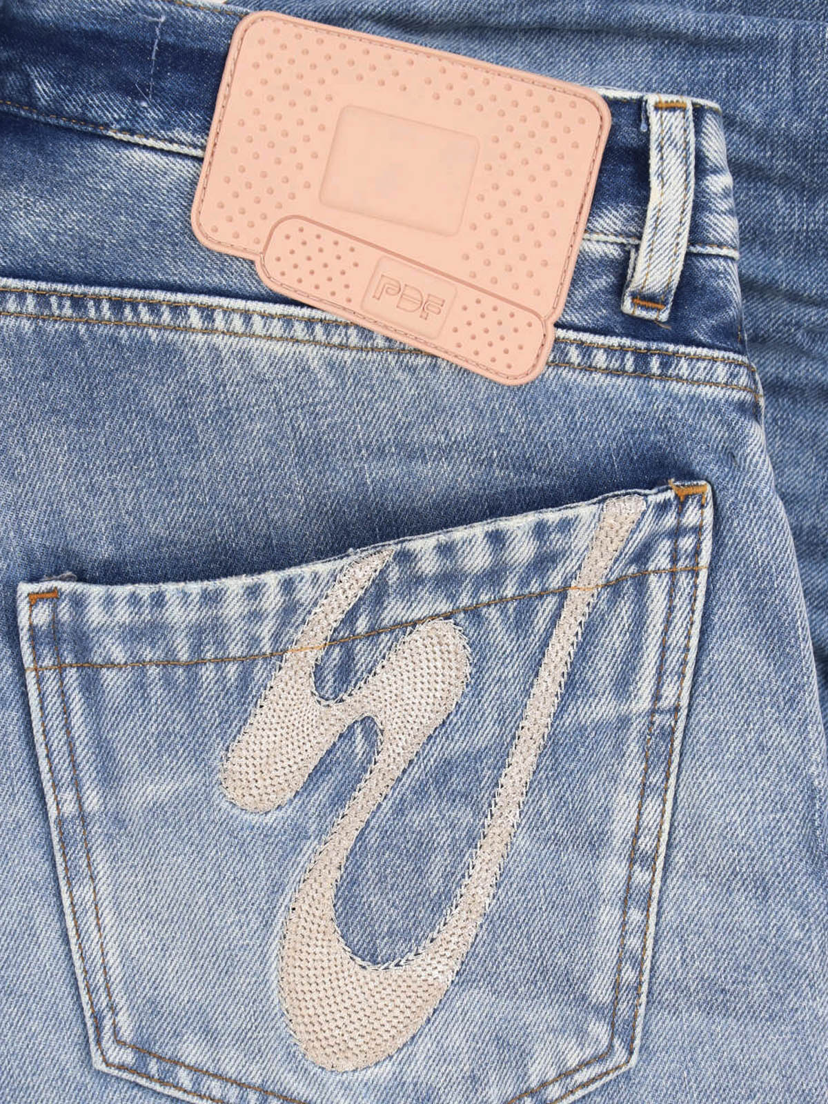 Blue Rich Kid Vintage Wide-Leg Jeans