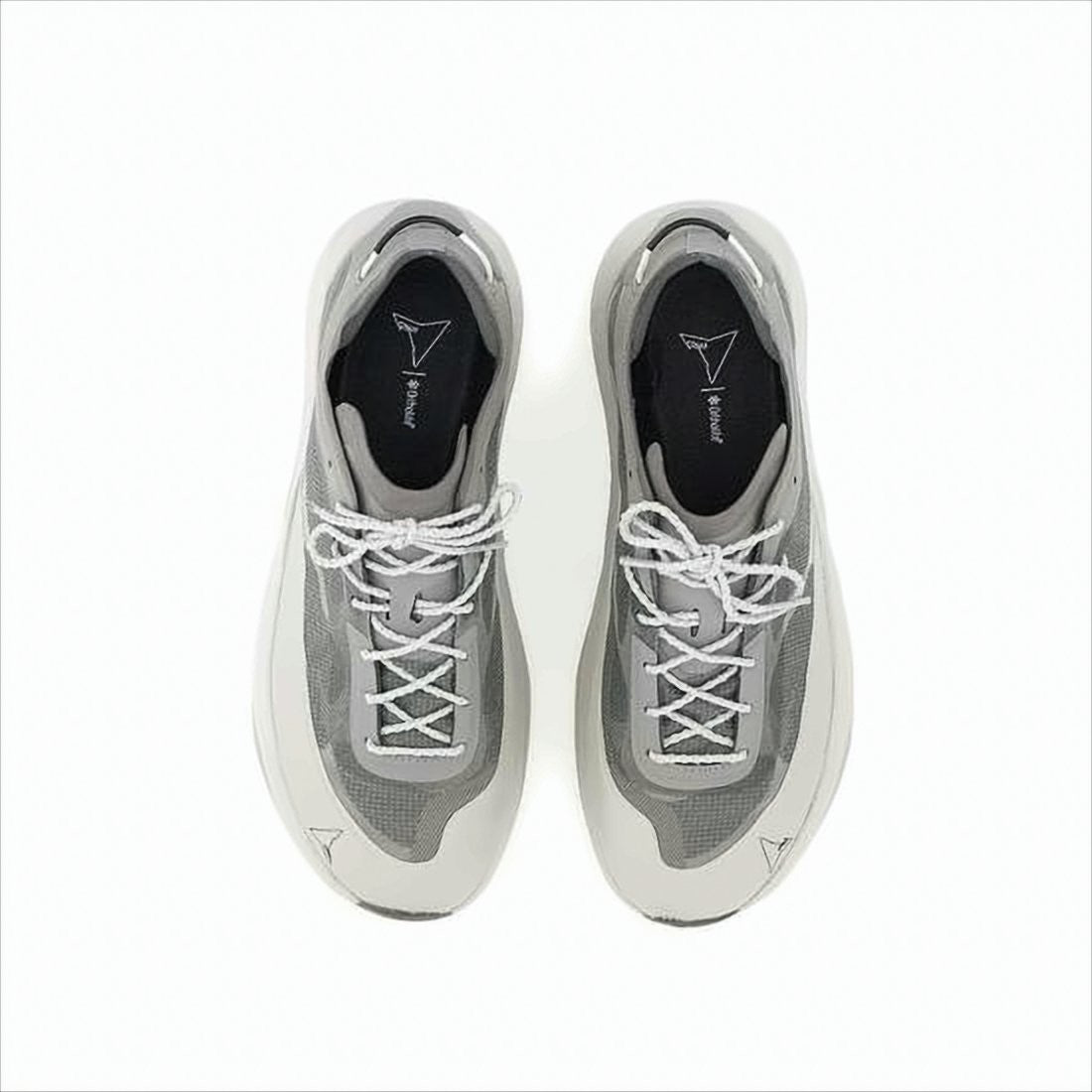 Textured Grey Sneakers with Layered Upper