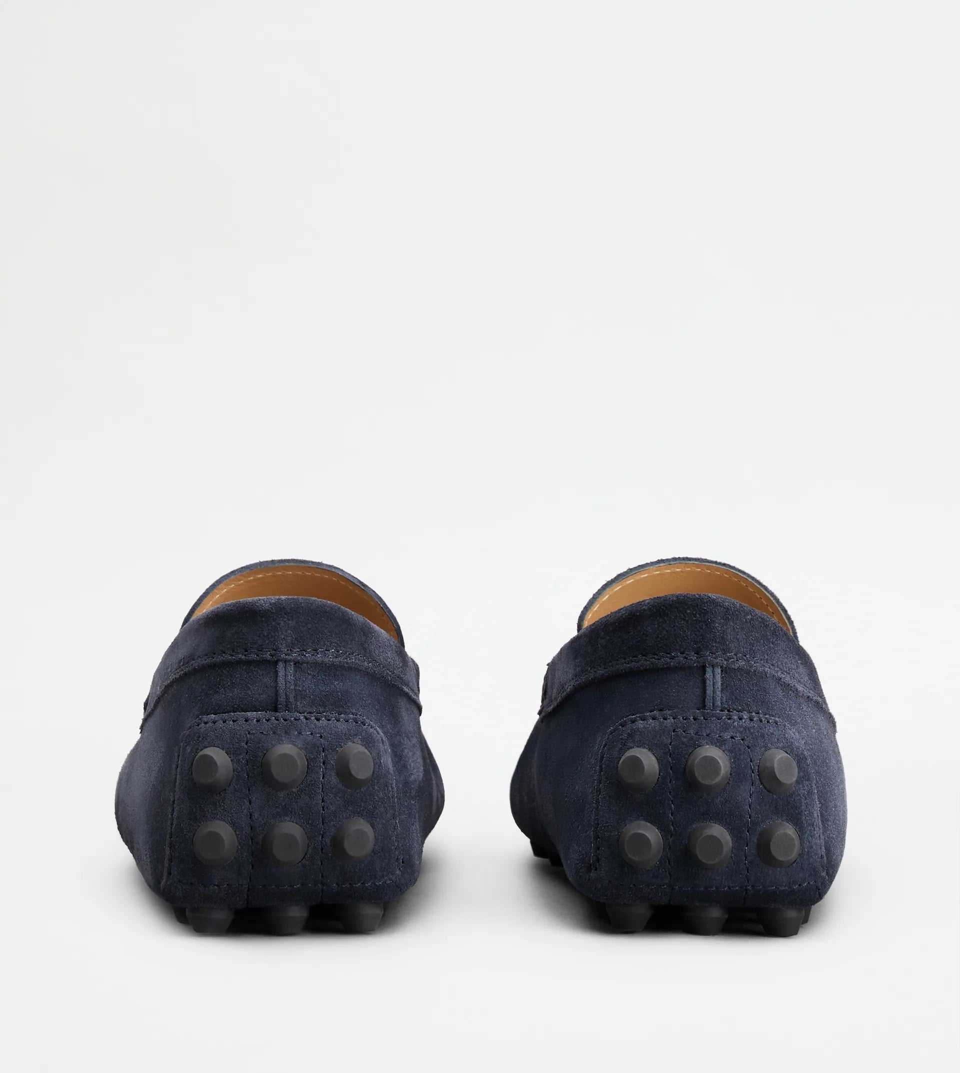 Black Mocassino Gommino Macro 52K Shoes