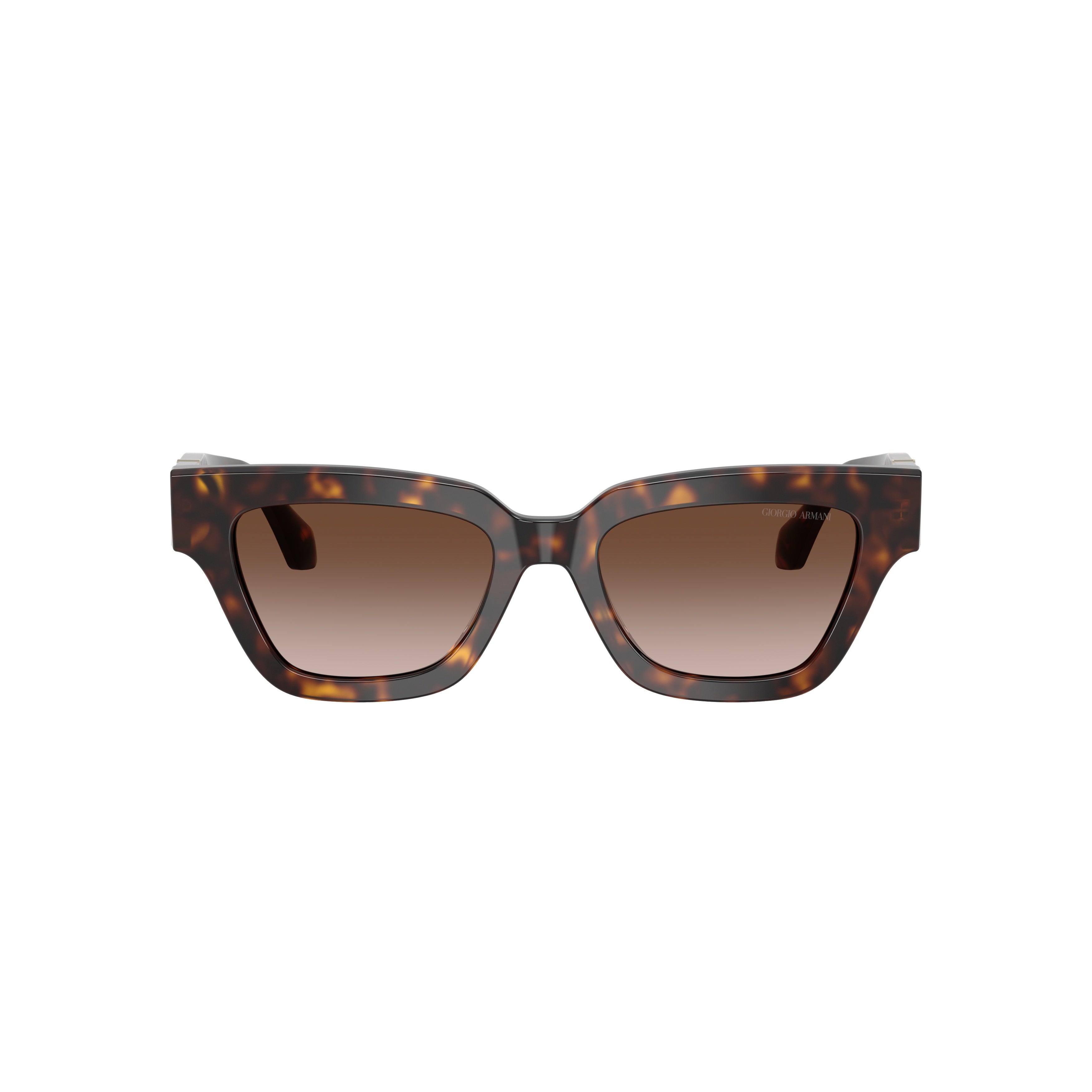 0ar8246u Bold Angular Sunglasses with Tortoiseshell Acetate Frame