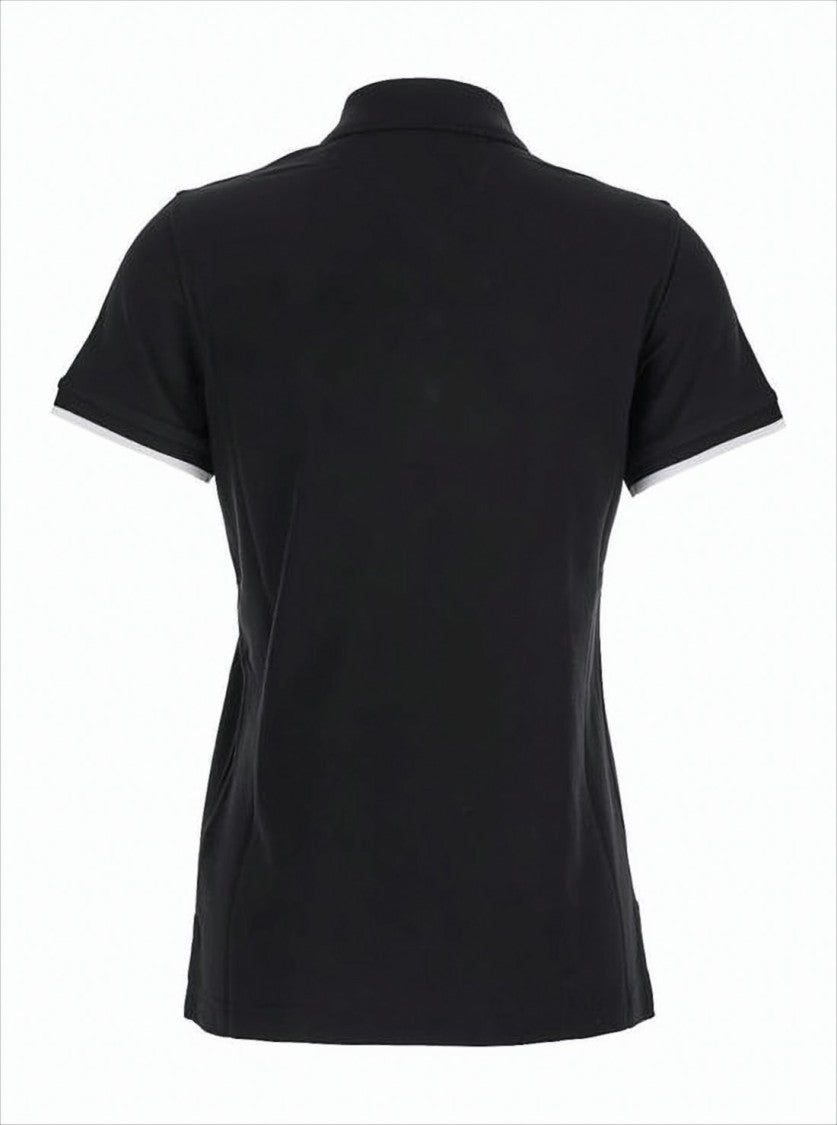 Short-Sleeved Polo Shirt with Structured Collar