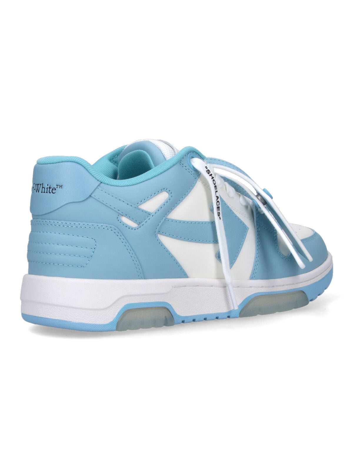 Chunky Sole White Sneakers With Layered Construction