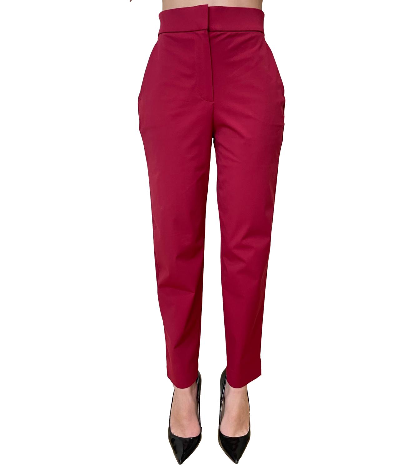Dark Red Mmlpaio Polyamide Trousers