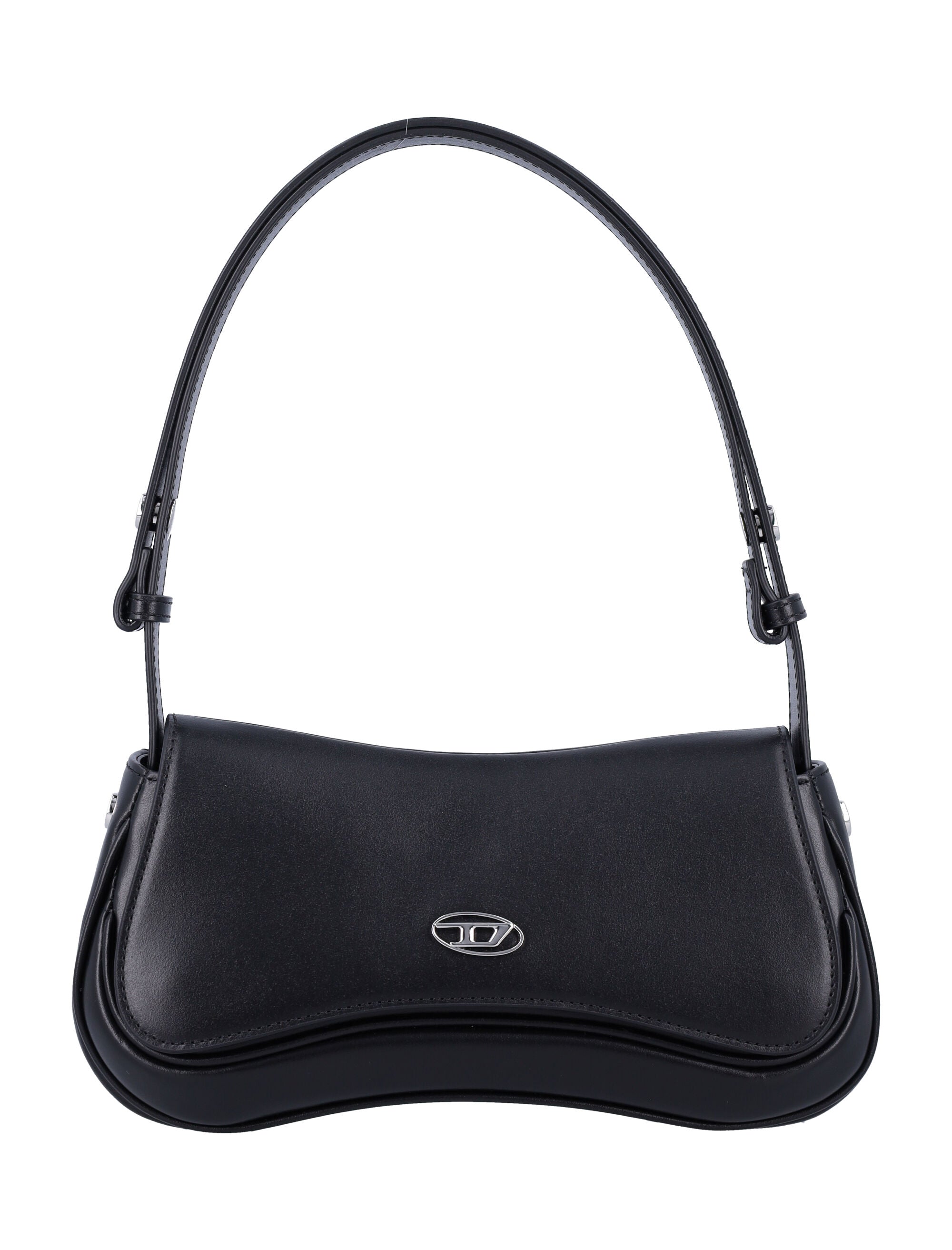 Black Leather Play Clutch