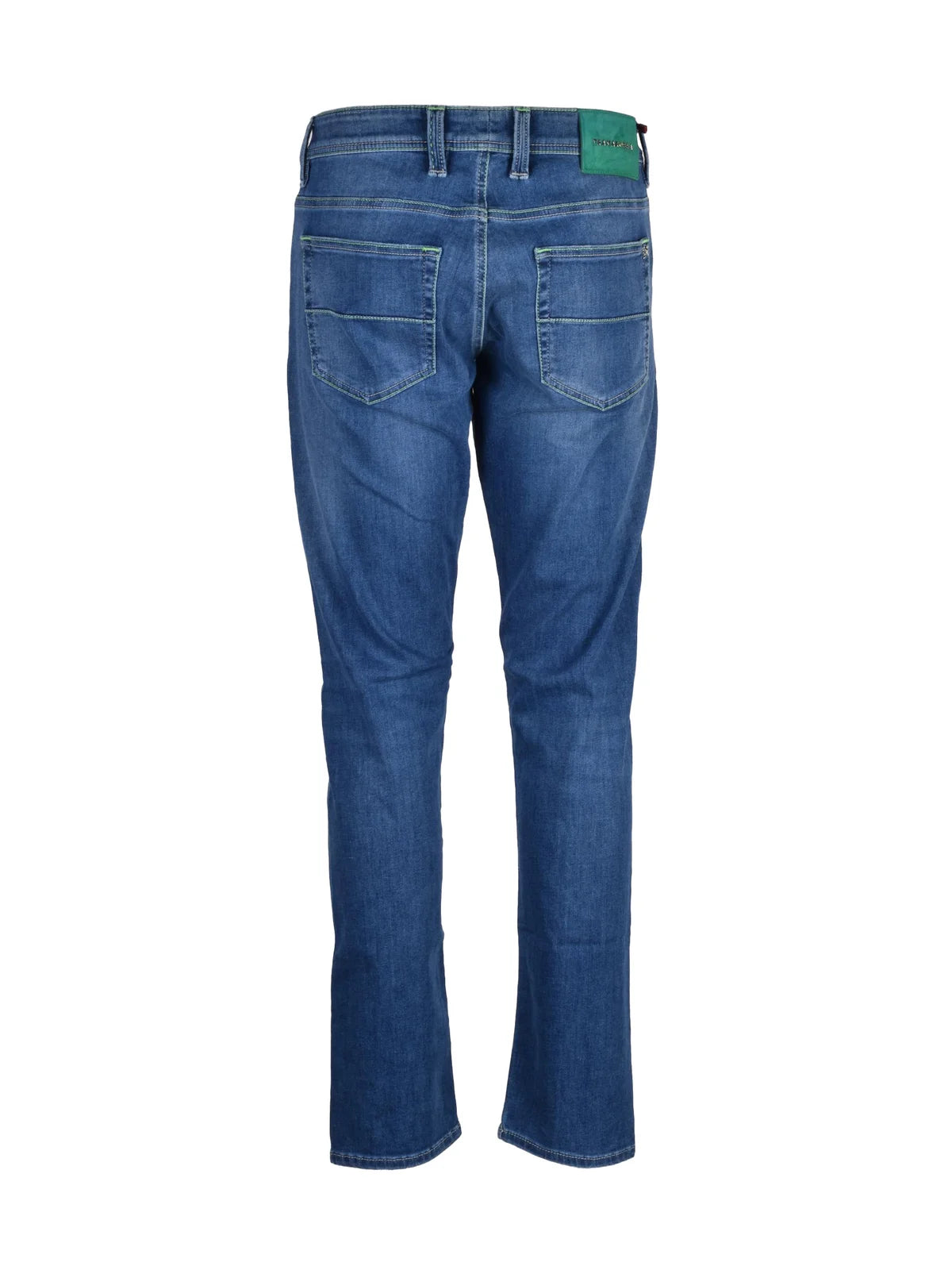 Blue Cotton Elastomultiester Elastane Men Jeans