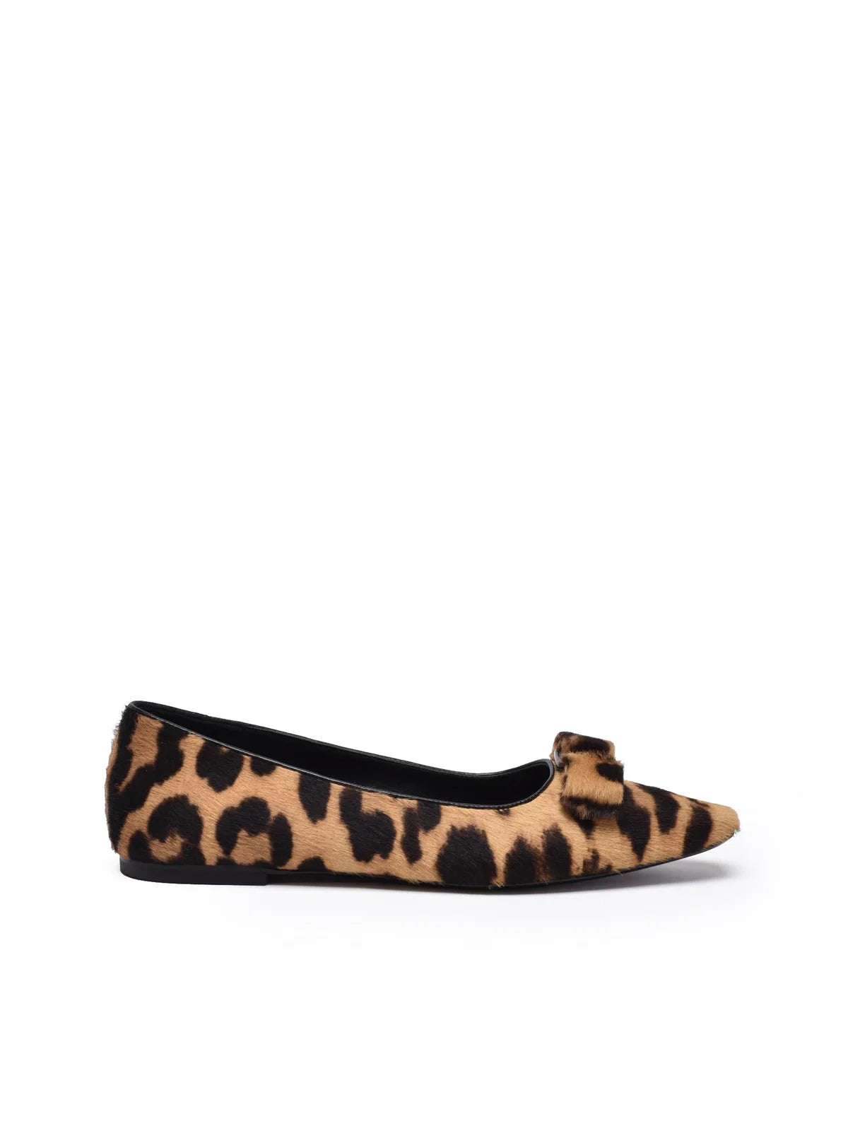 Siwar Pony Hair Ballerina Flats - Animalier