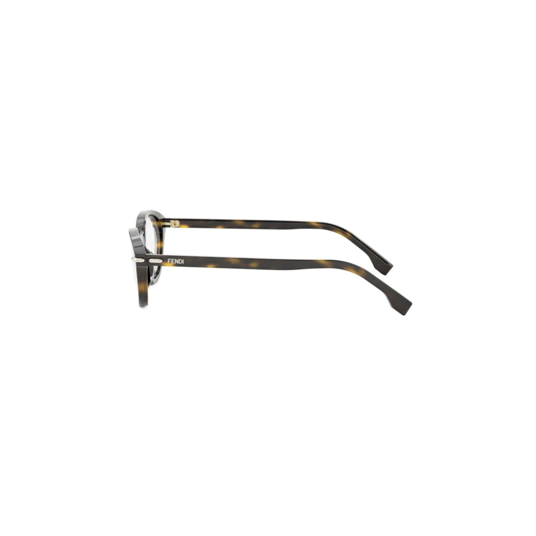 Fe50126i Rounded Tortoiseshell-Patterned Cat-Eye Eyeglasses