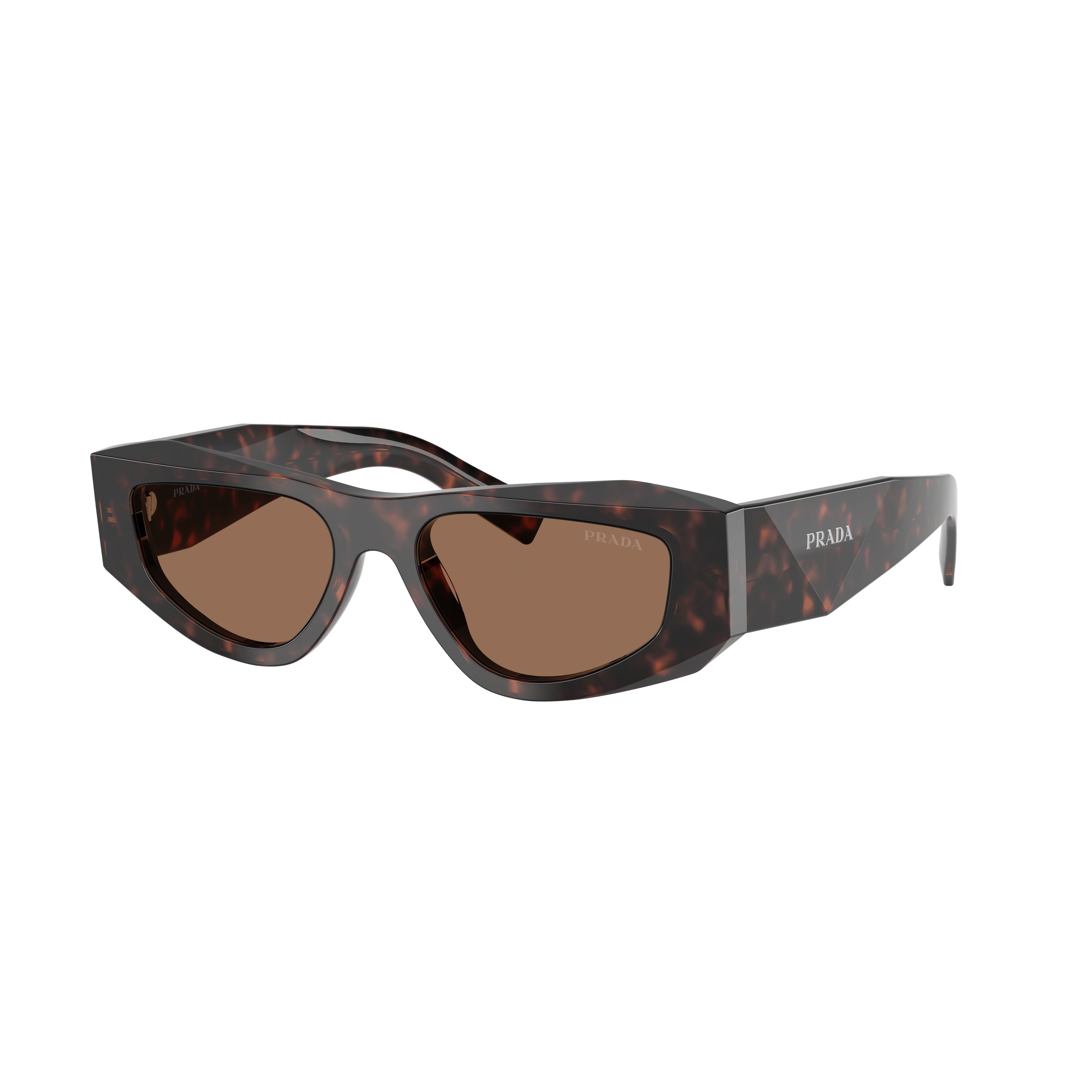 0pr B19s Bold Angular Tortoiseshell Sunglasses
