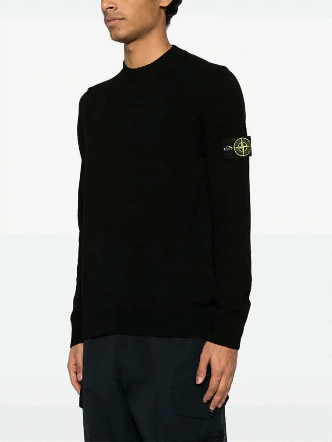 Classic Black Crewneck Sweater