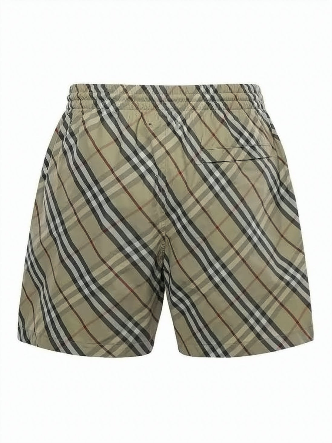 Classic Check Swim Shorts with Drawstring Waistband