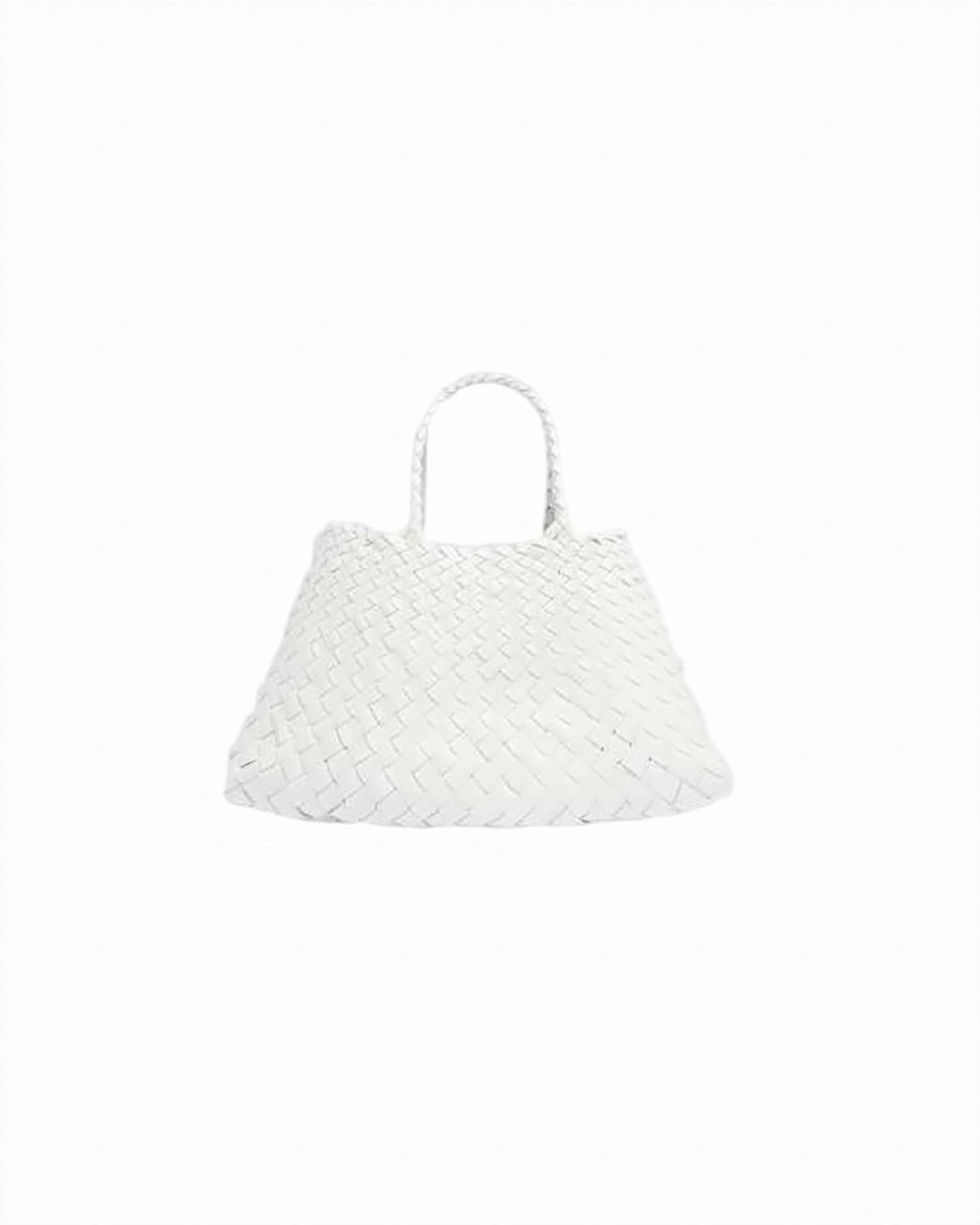Woven Buffalo Leather Tote Bag