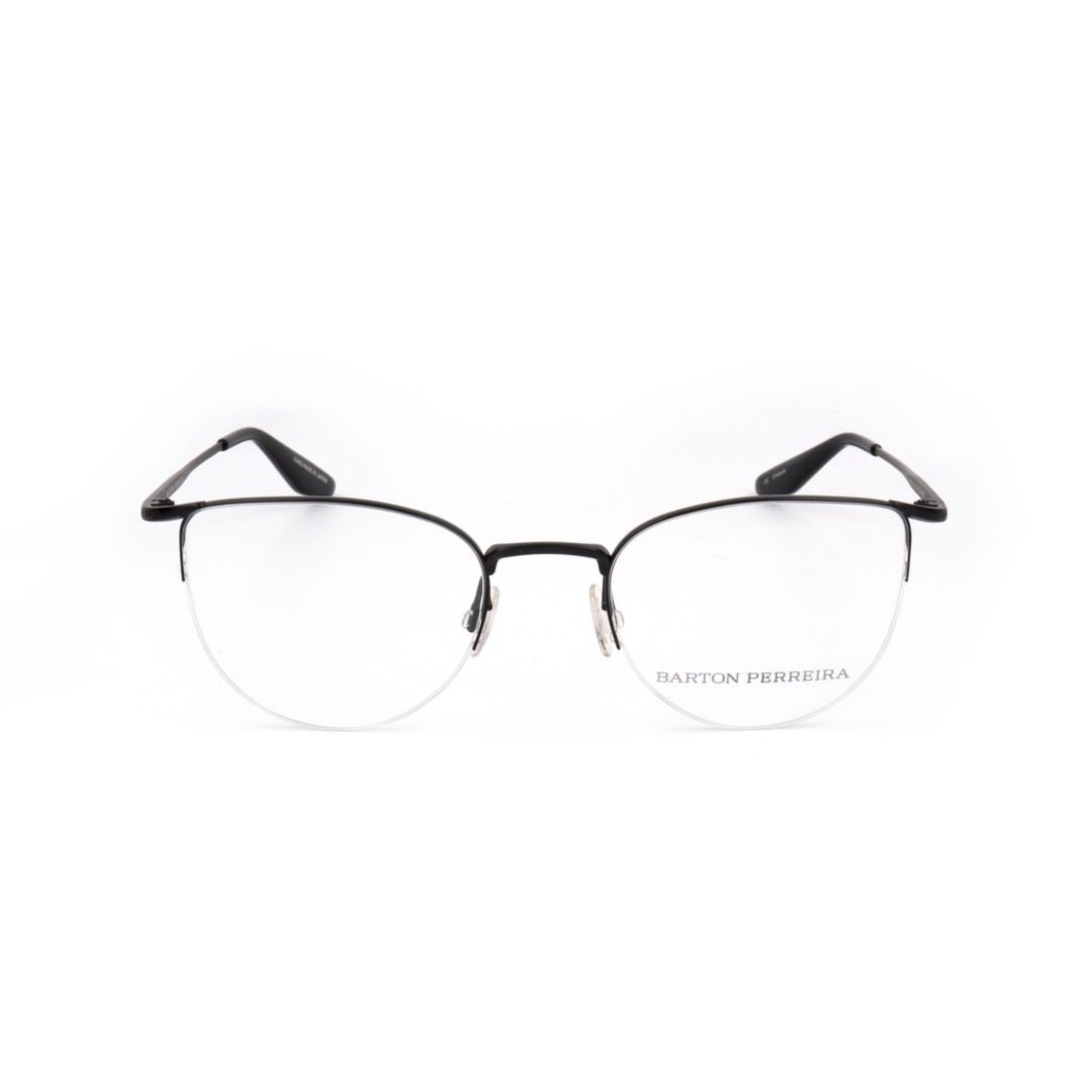 Bp5021 490dp Cat-Eye Black Metal Frame Eyeglasses with Adjustable Nose Pads