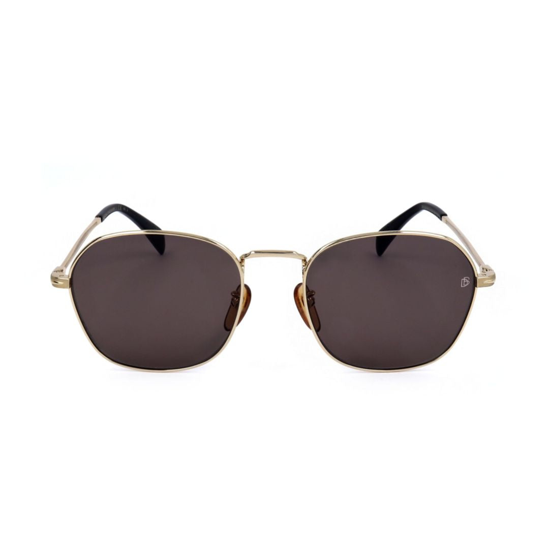 Db 1031/G/S Geometric Metal Frame Sunglasses