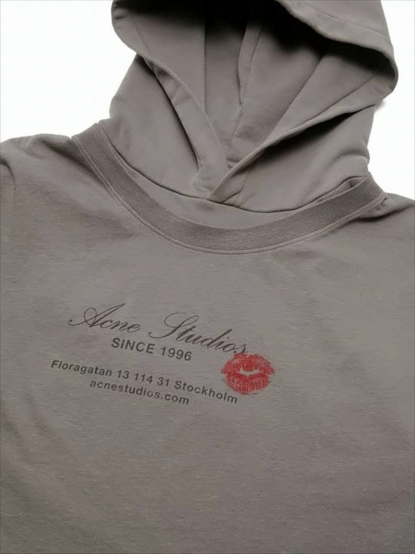 Oversized Cotton Hoodie with Subtle Logo
