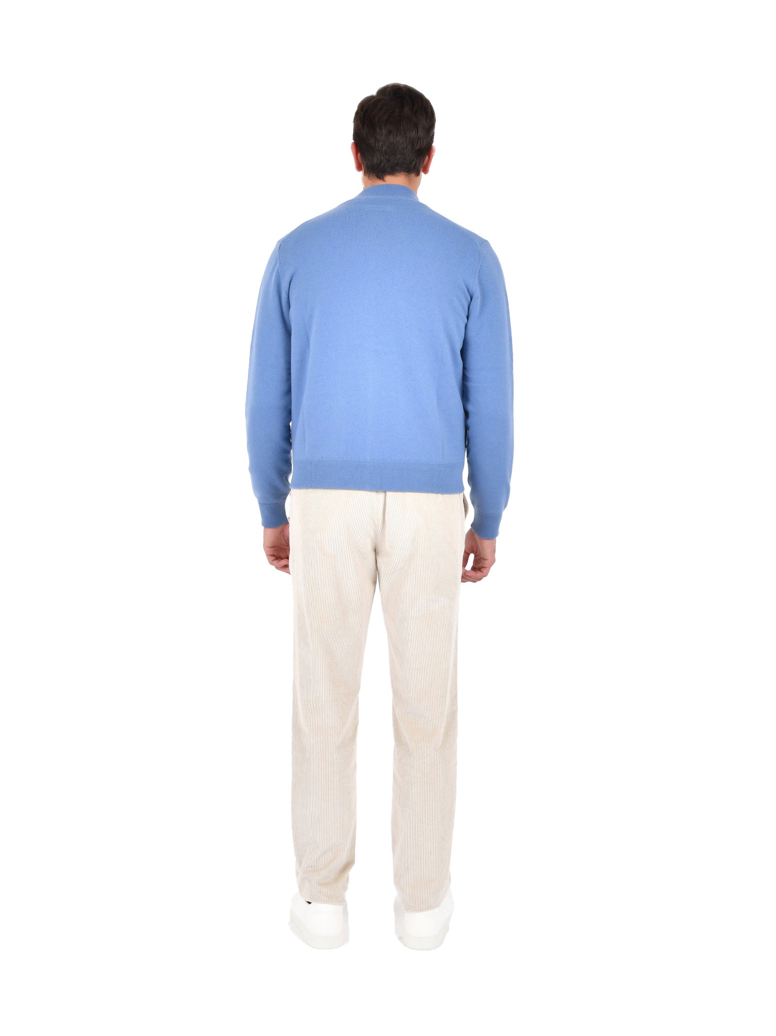 Reversible Cashmere Jacket with Unique Pattern
