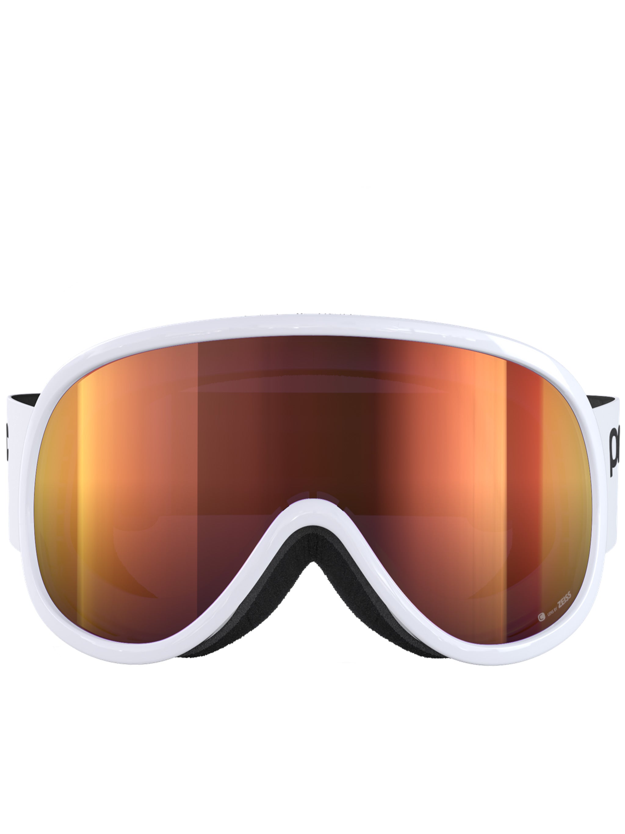 White Retina Reflective Lensed Ski Goggle