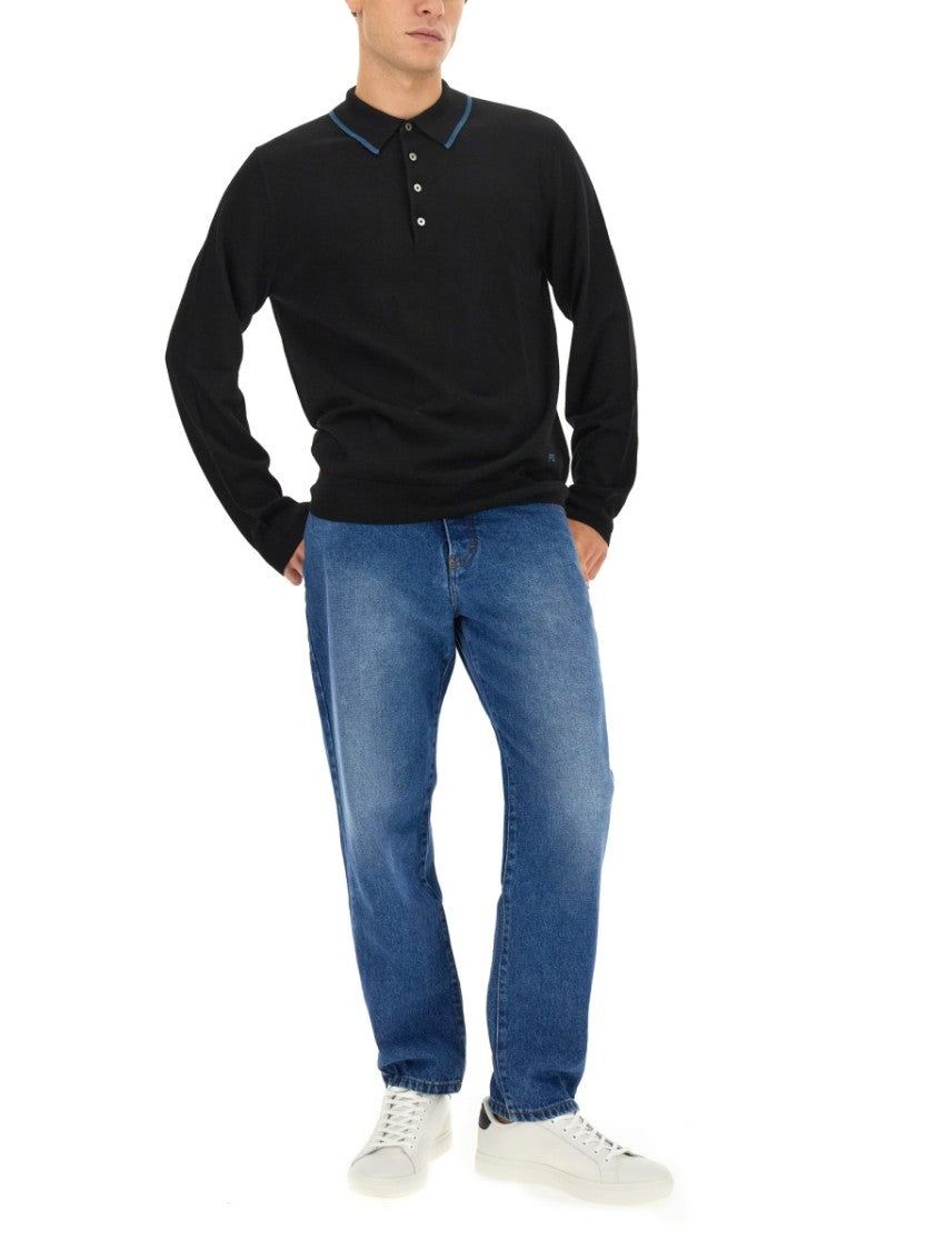 Regular Fit Merino Wool Polo