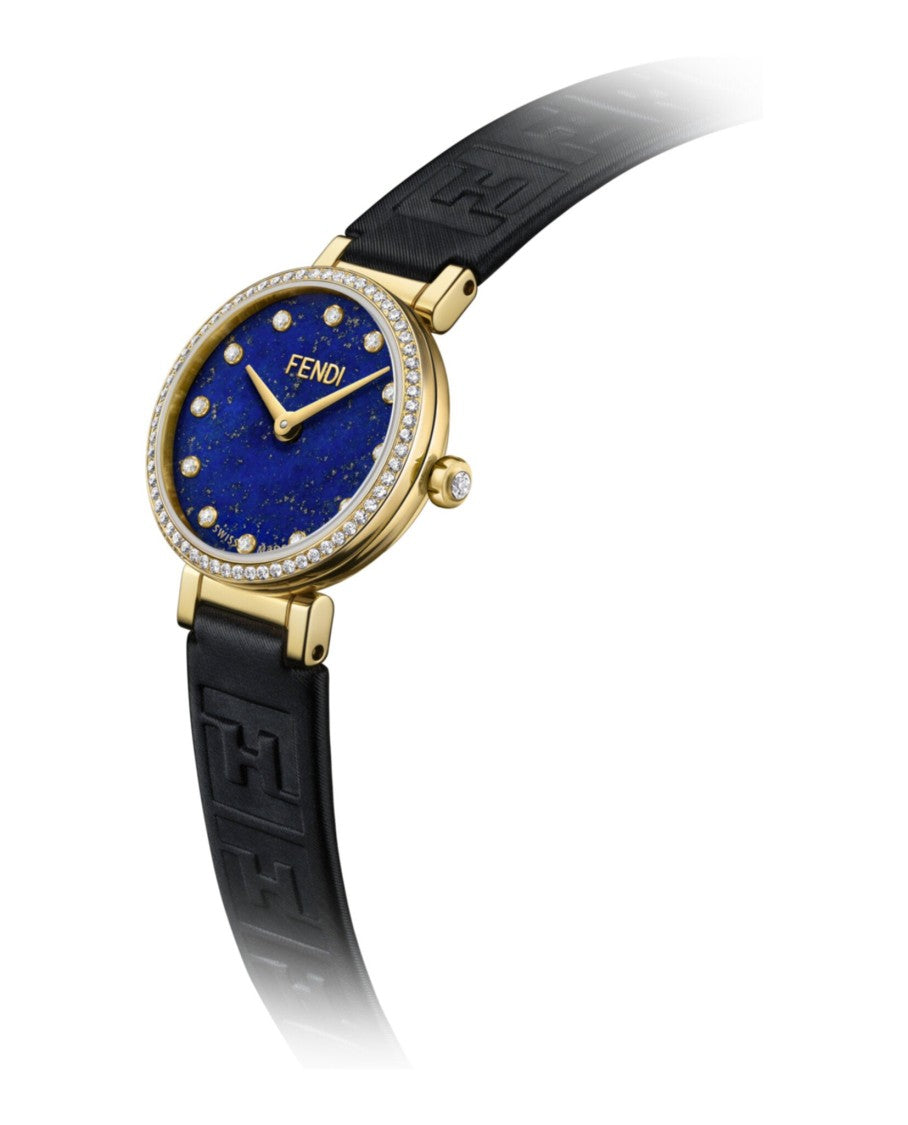 19Mm Yellow Gold Fendi Diamond Watch