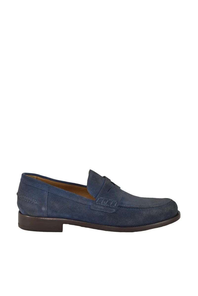 Fresh Leather Shoes - Blue