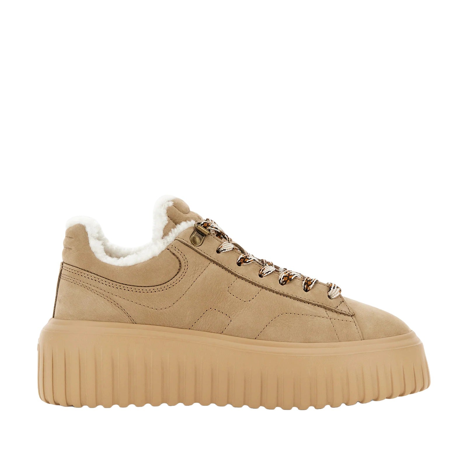 H-Stripes Sneakers With Sole And Lace-Up Front