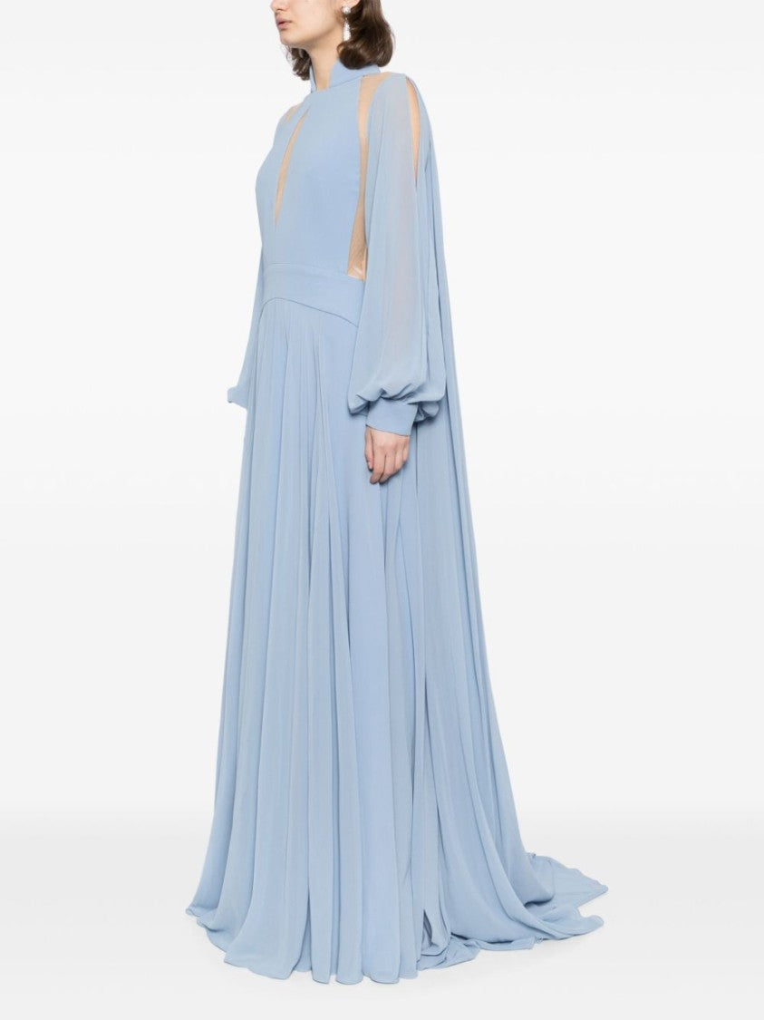 Crepe Georgette Long Dress