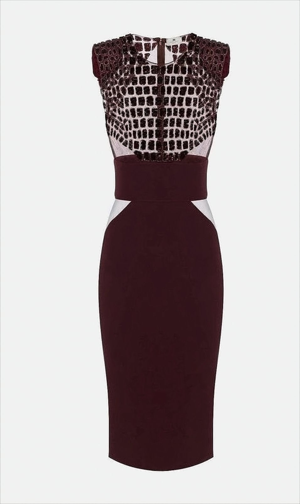 Lightweight Crepe Midi Dress With Structured Shoulders