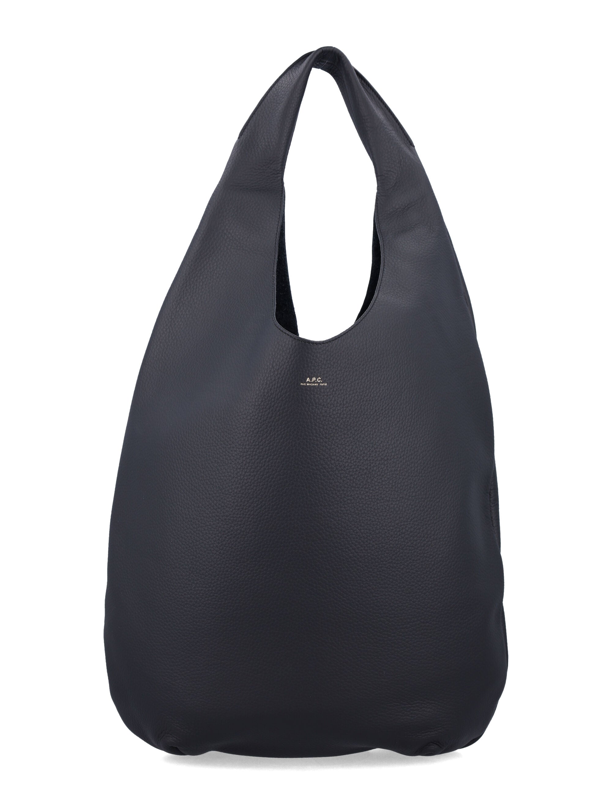 Le Neige Grained Leather Handbag
