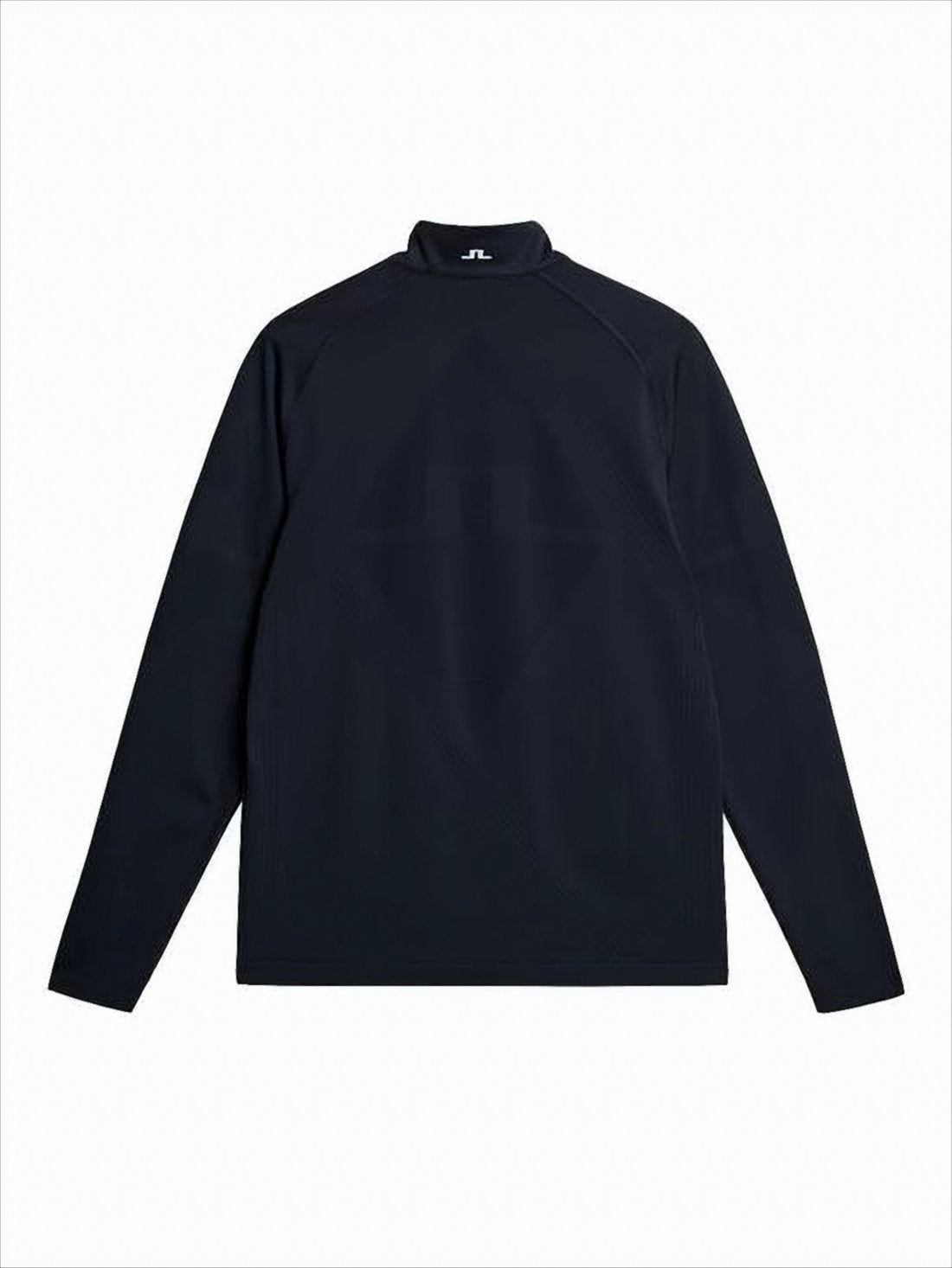 Long-Sleeve Activewear Tee with High Collar