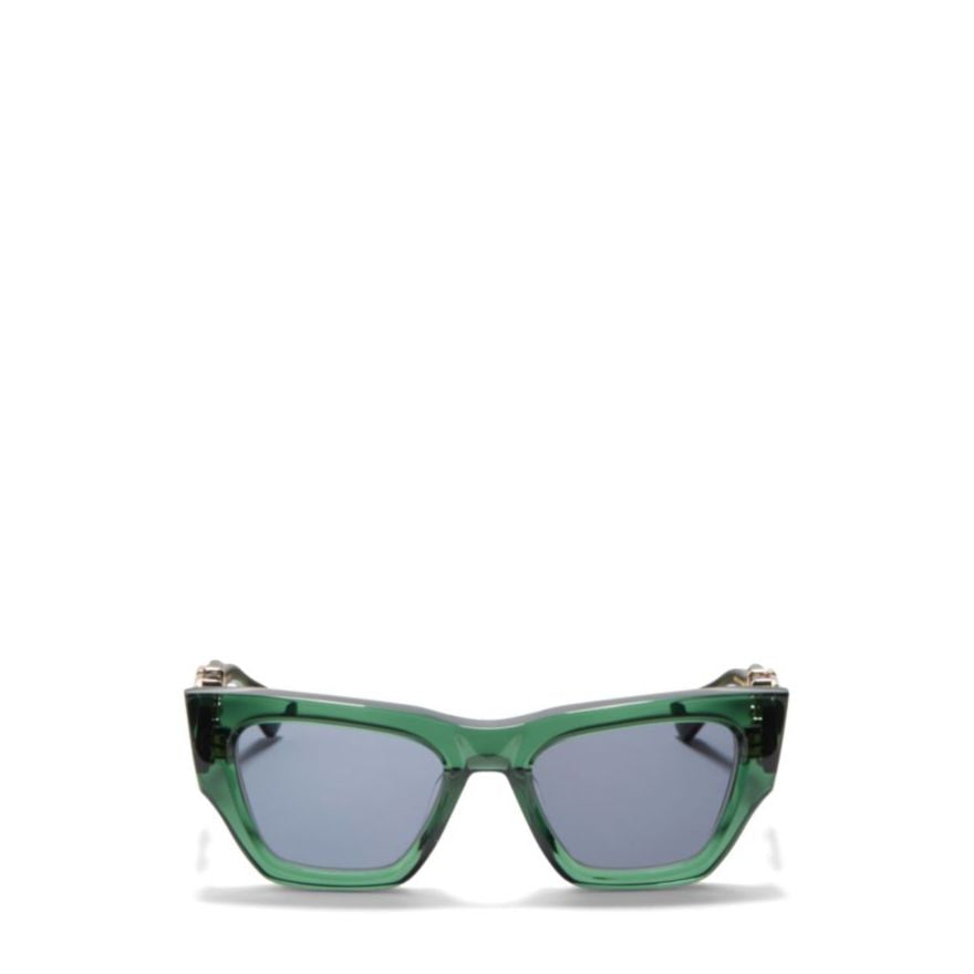 V - Sette Angular Frame Sunglasses