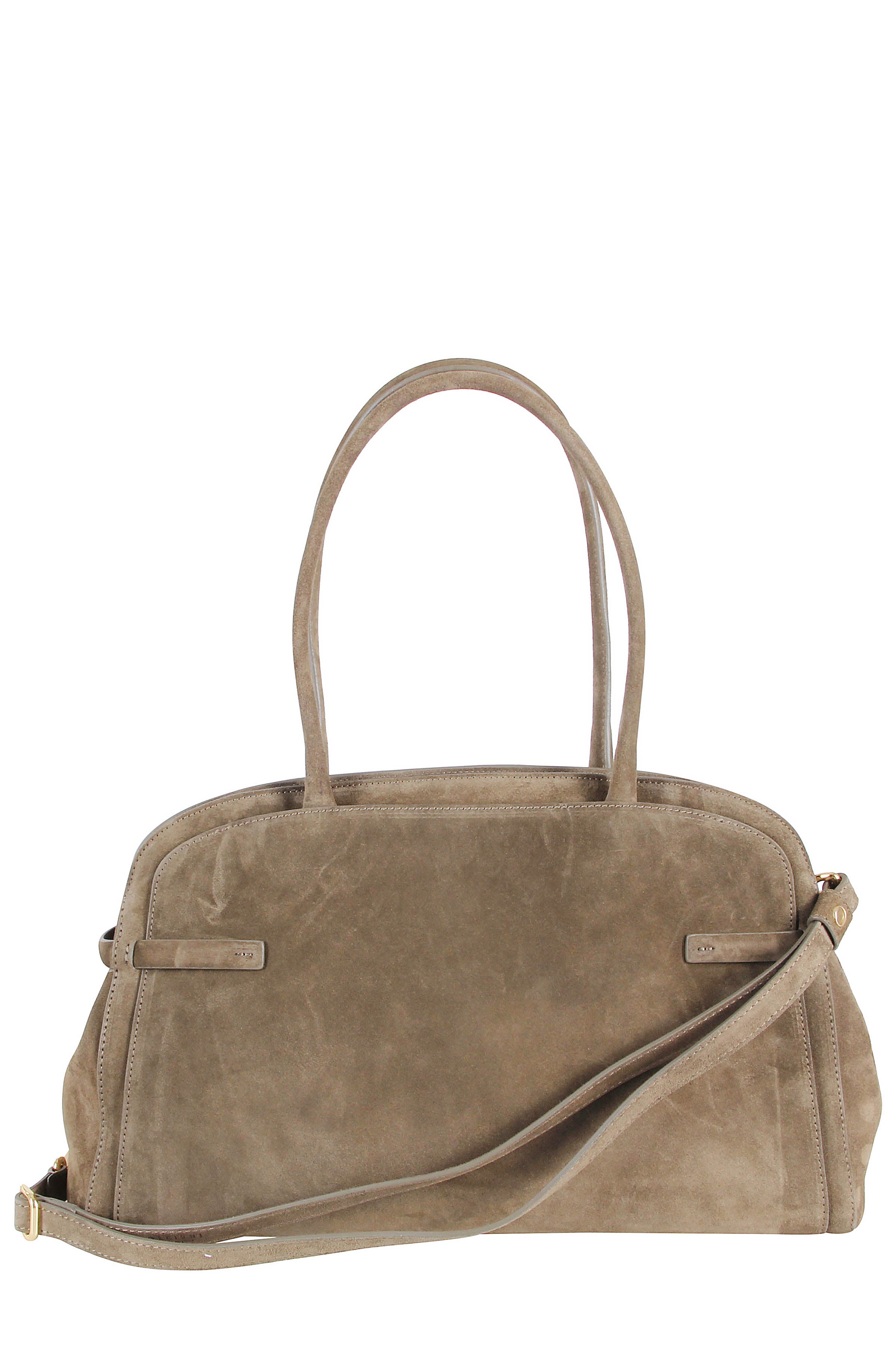 Forest Green Suede Tote Bag