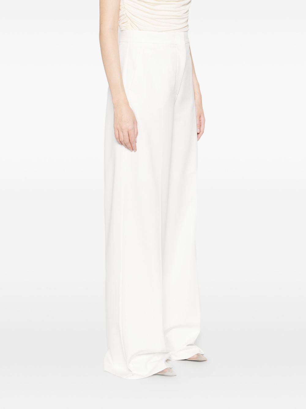 Wide-Leg Trousers With High Waist