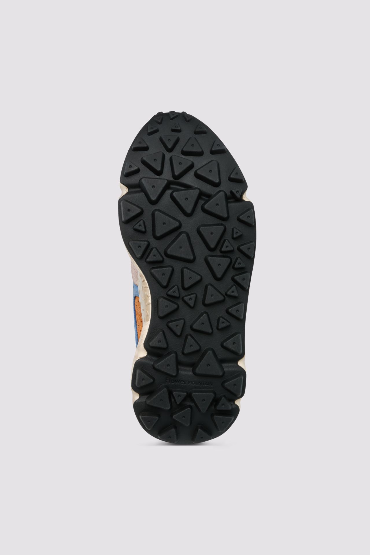Multi-Colored Sneakers with Chunky Textured Sole