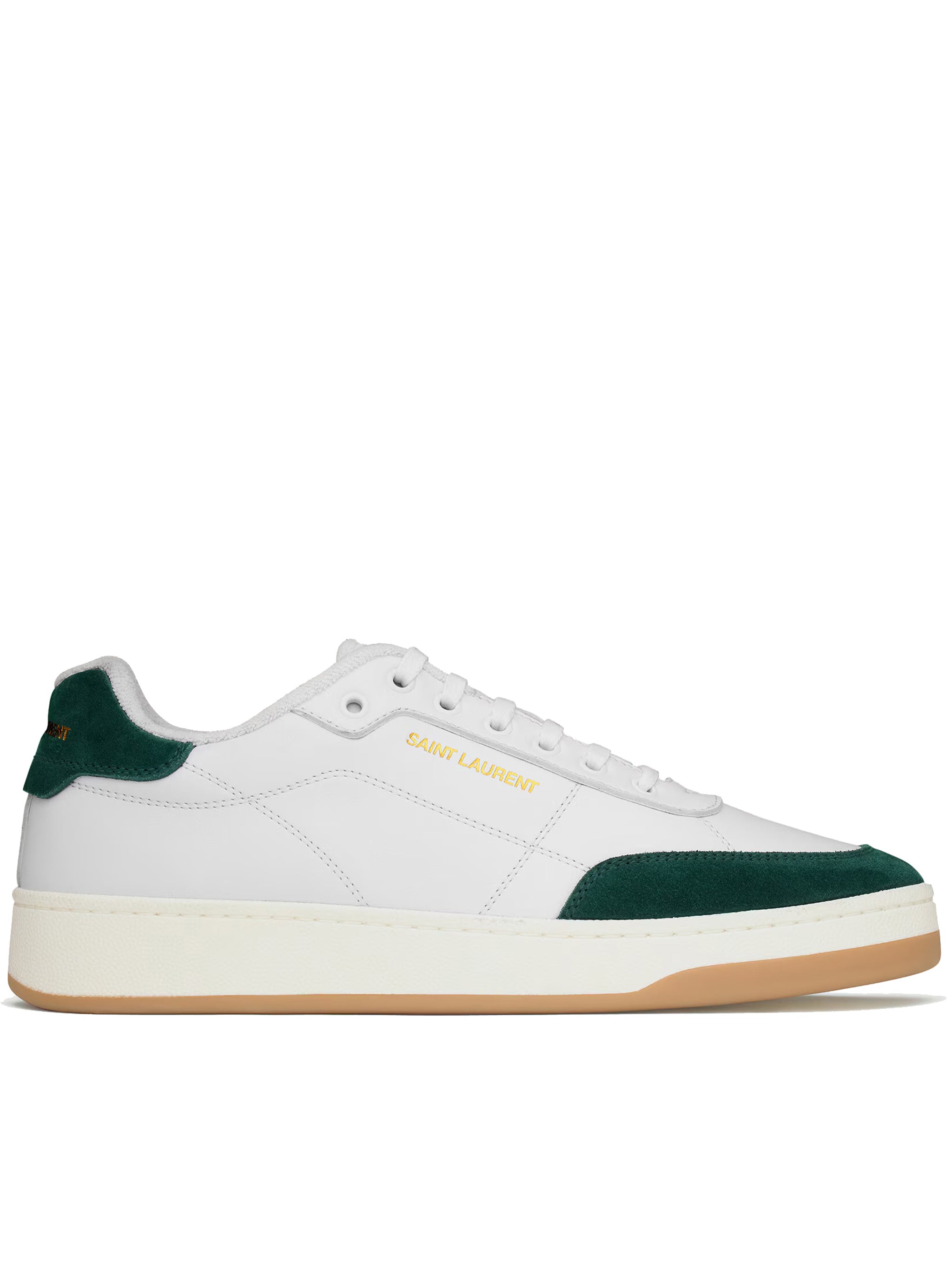 White Sl/61 Dark Green Sneakers