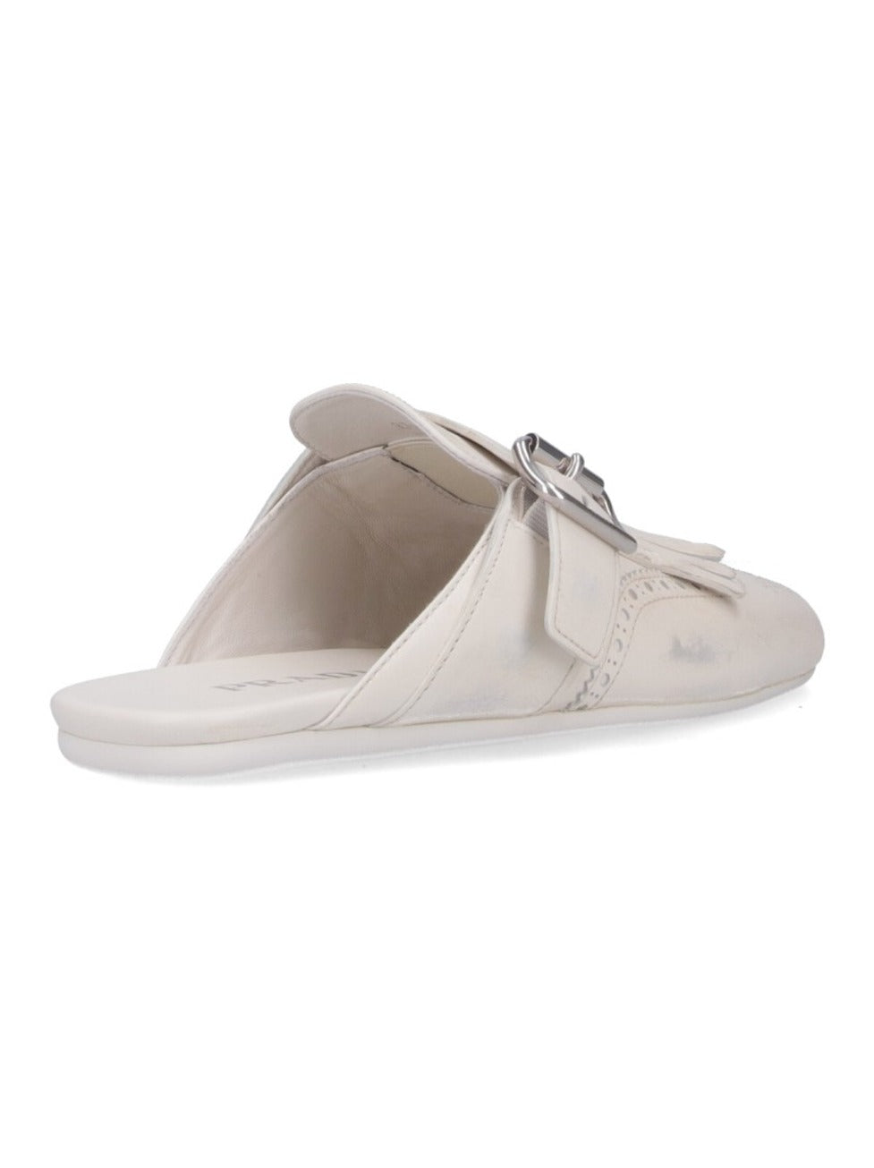 "Shuffle" Sabots – White