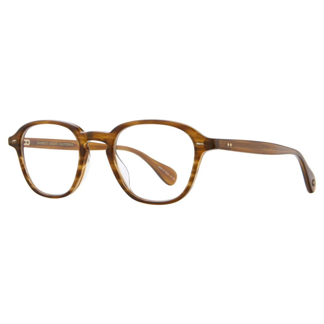 Gilbert Rounded Square Frame Eyeglasses in Warm Tortoiseshell Pattern