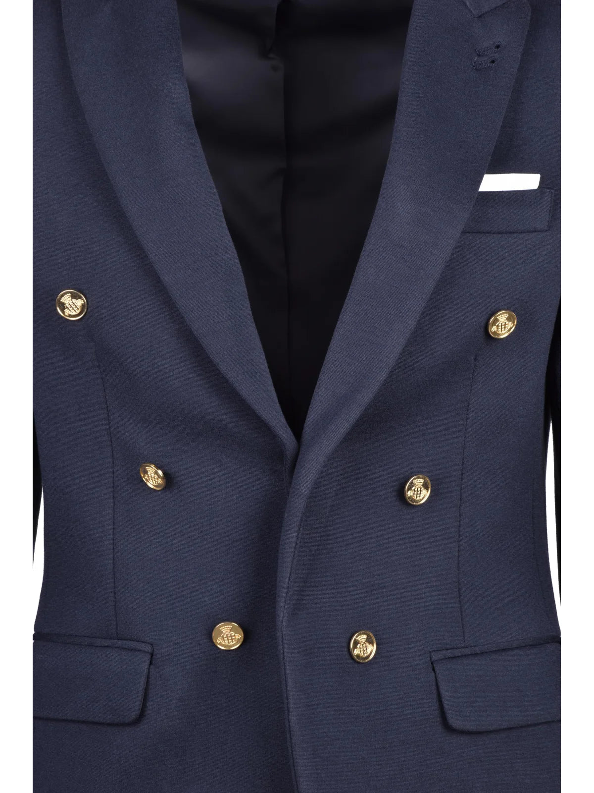 Blue Polyester Jacket