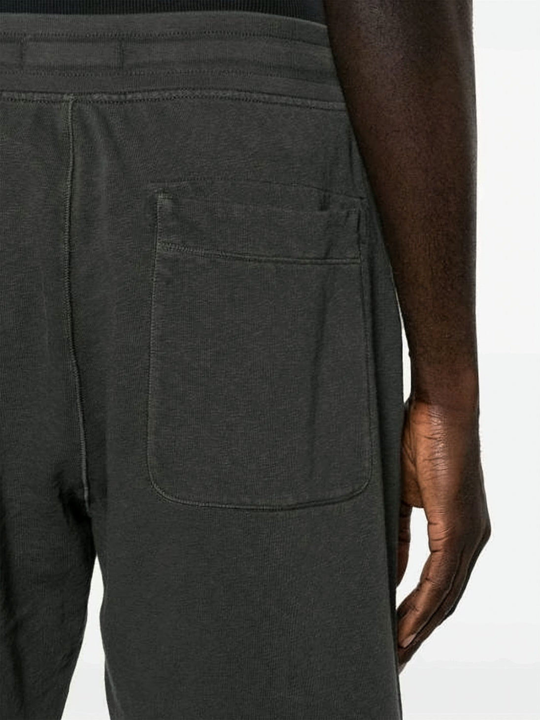 Relaxed Fit Grey Cotton Shorts