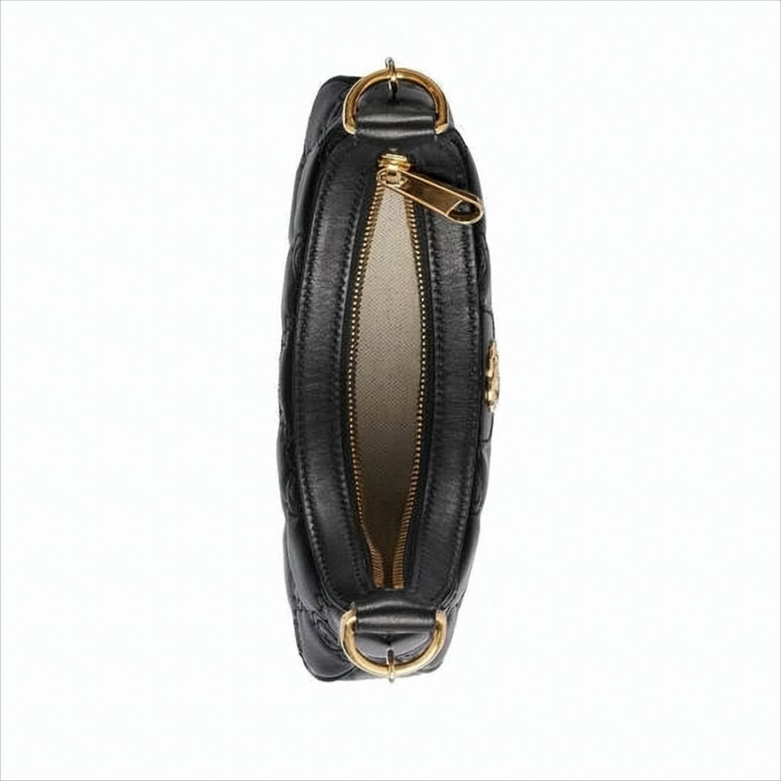 Crescent-Shaped Shoulder Bag