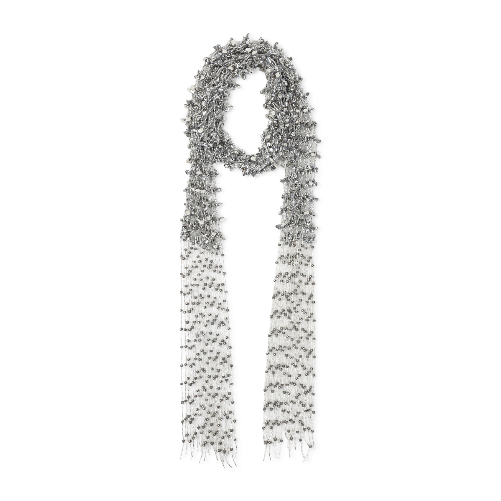 Netted Adorned Scarf